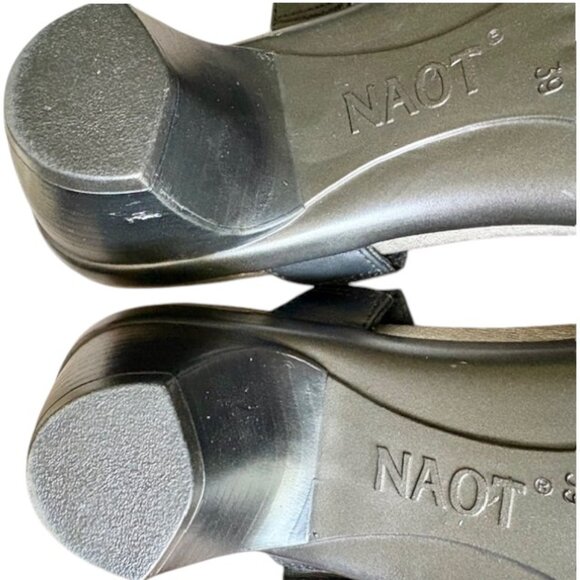 Naot Loop Slide Strappy Avantgarde Collection Sandal - Black - EU 39/US 8.5 - Picture 12 of 12